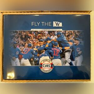 Chicago Cubs Fly the W Official 2016 World Series Champions Book | NEW Sealed